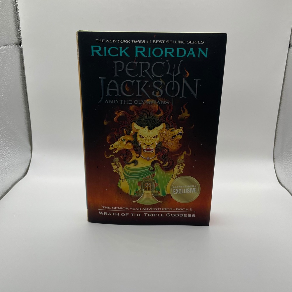 Rick Riordan Percy Jackson Wrath of the Triple Goddess B&N Exclusive Hardcover